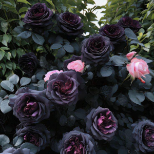 Роза Черная купить по цене от 450р. в интернет-магазине «Посадика» с доставкой почтой в в Ветлугае и по всей России – [изображение №1].